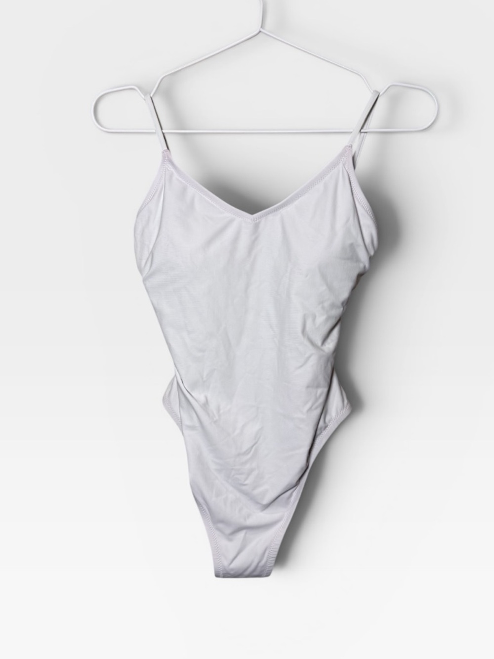 J.Crew Lana One-Piece Swim Classic Sculpt V-Neck Spaghetti Strap White Size 4